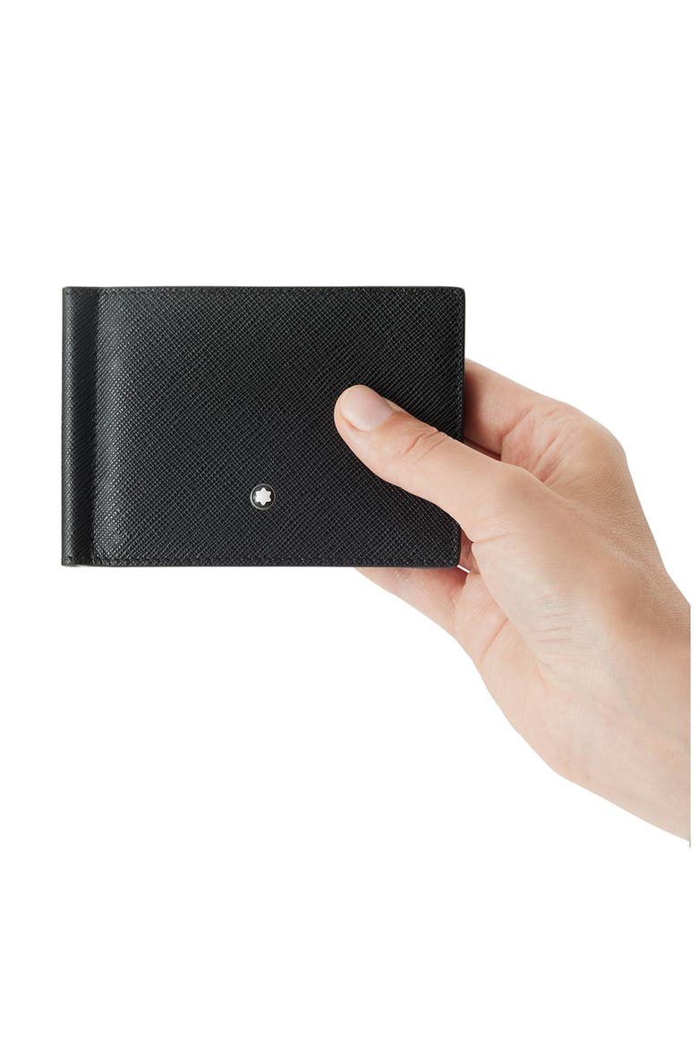 Sartorial Leather Bifold Wallet, Alternate, color, BLACK