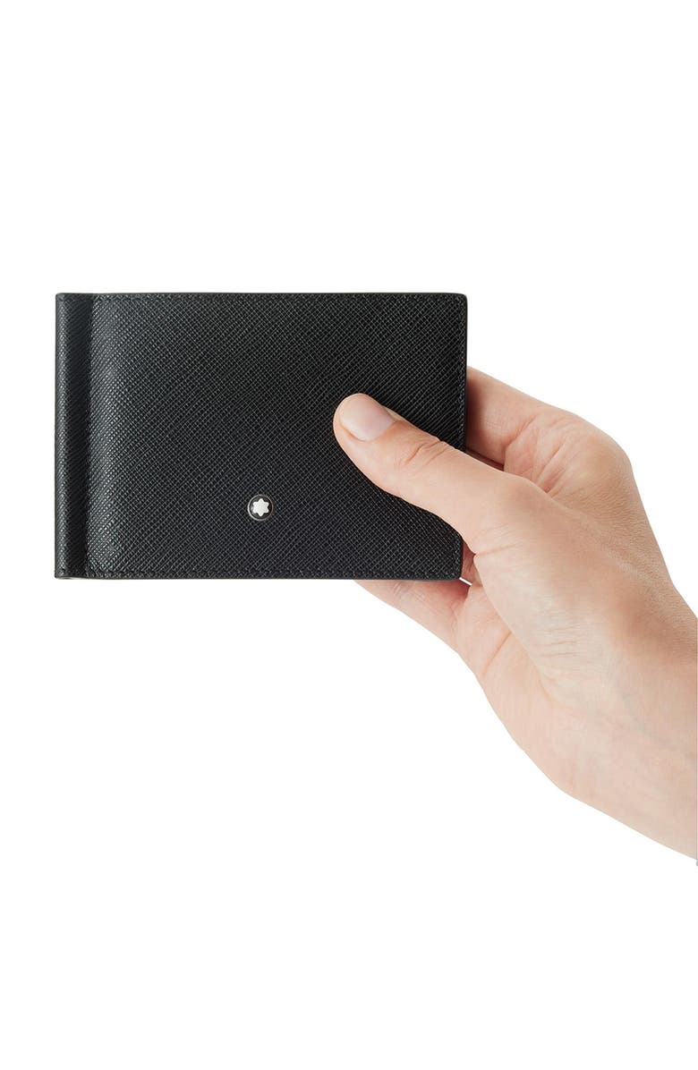 Montblanc Sartorial Leather Bifold Wallet, Alternate, color, Black