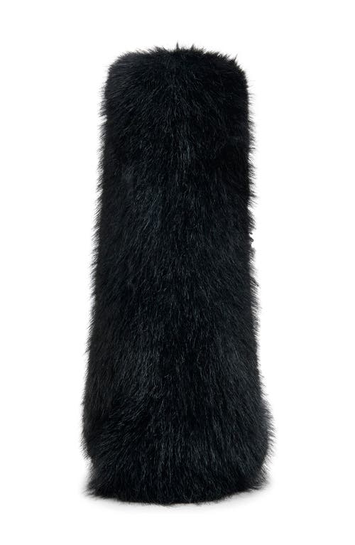 Azalea Wang Lisboa Cuffed Faux Fur Bootie In Multi