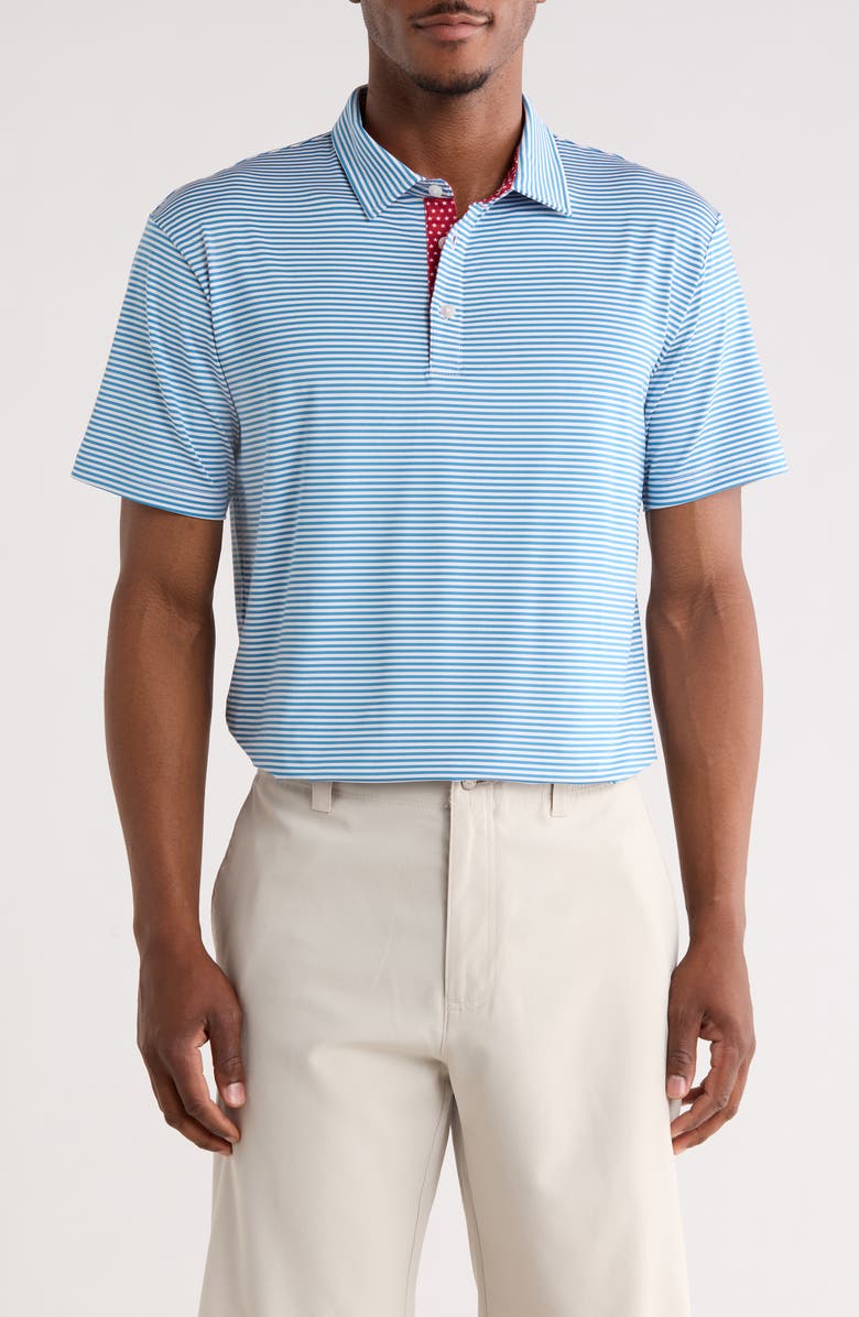 Swannies Chaska Performance Polo, Main, color, Blue