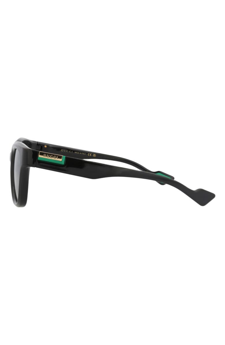 Gucci Novelty Sunglasses, Alternate, color, Black Black Grey