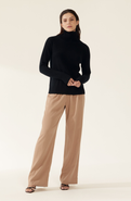 Italic Emma Cashmere Relaxed Turtleneck Sweater