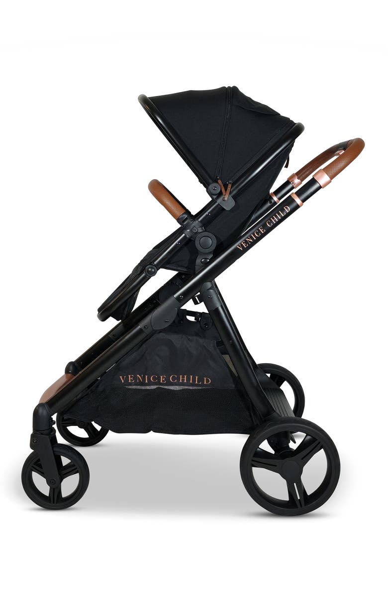 Venice Child Ventura Full Sized Stroller, Alternate, color, Midnight Black