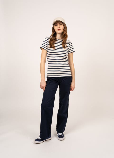 ETRILLE II - Short Sleeve Breton Stripe Tee