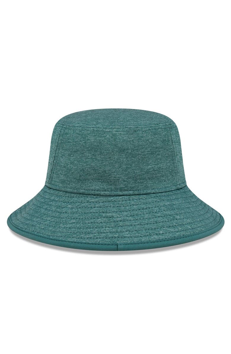 New Era Men's New Era Heather Midnight Green Philadelphia Eagles Bucket Hat, Alternate, color,