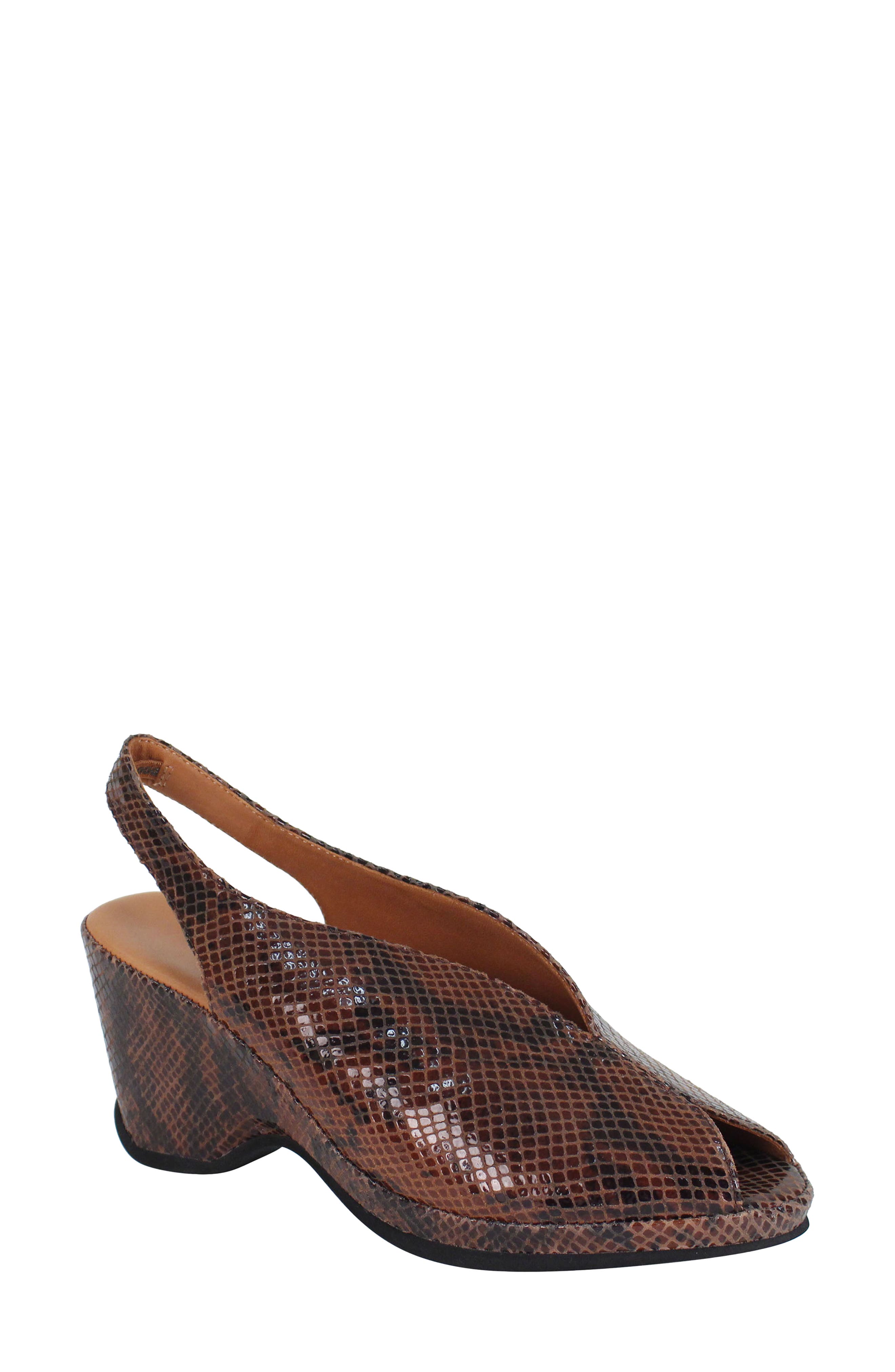 L'Amour des Pieds Odetta Slingback Wedge, Main, color, 