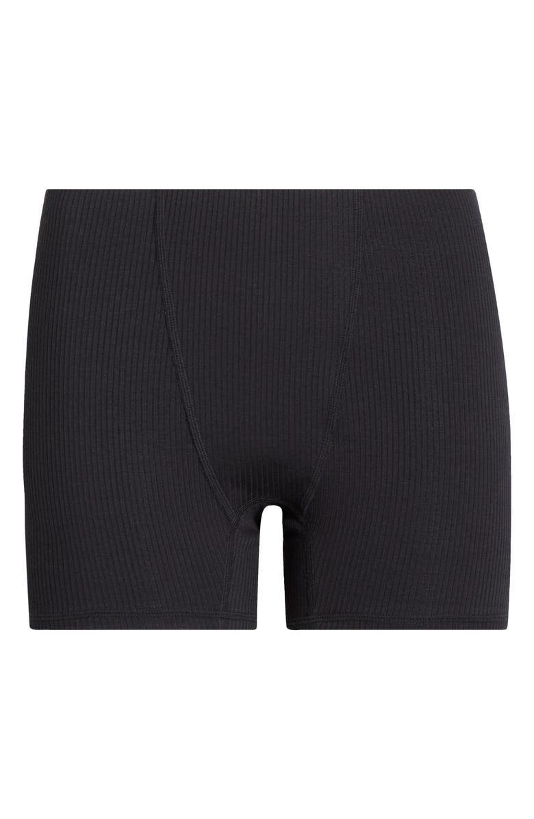 UGG<sup>®</sup> Alexiah Rib Lounge Boy Shorts, Alternate, color, Black/ Nimbus