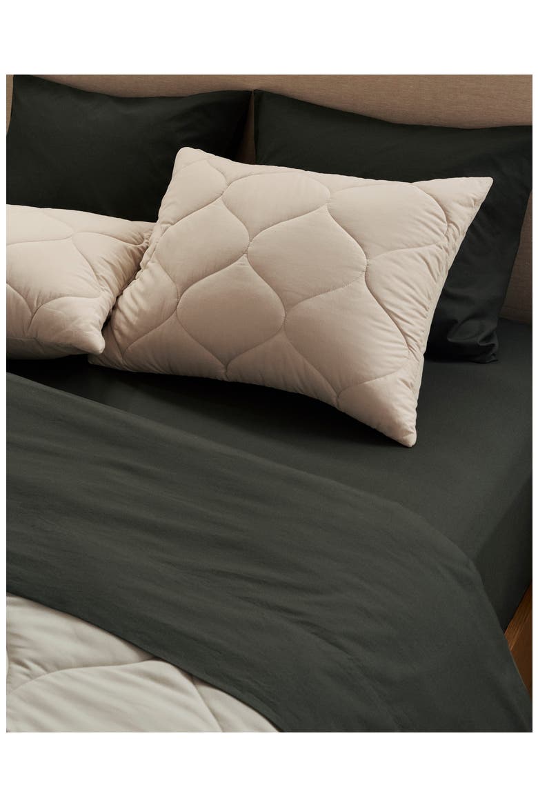 Cotton Drift Set of 2 King Shams, Alternate, color, BONE