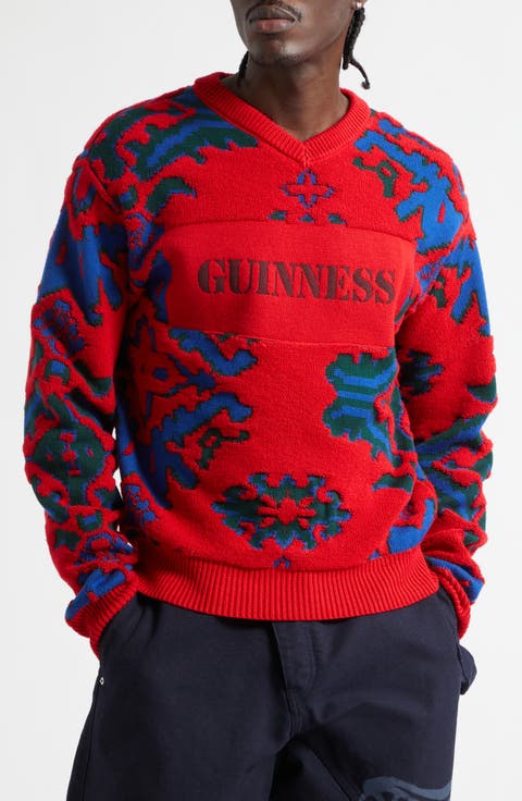 x Guinness Carpet Jacquard Wool Sweater