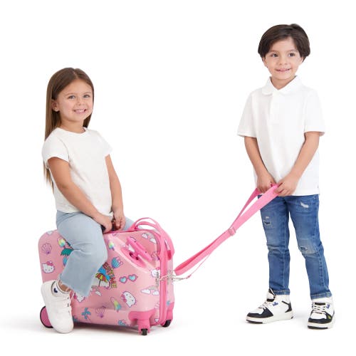 Ful Hello Kitty Ride-on Luggage Summer Time Kids 14.5" Luggage
