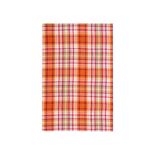 C & F Home C&f Home Briar Plaid Woven Kitchen Towel In Orange