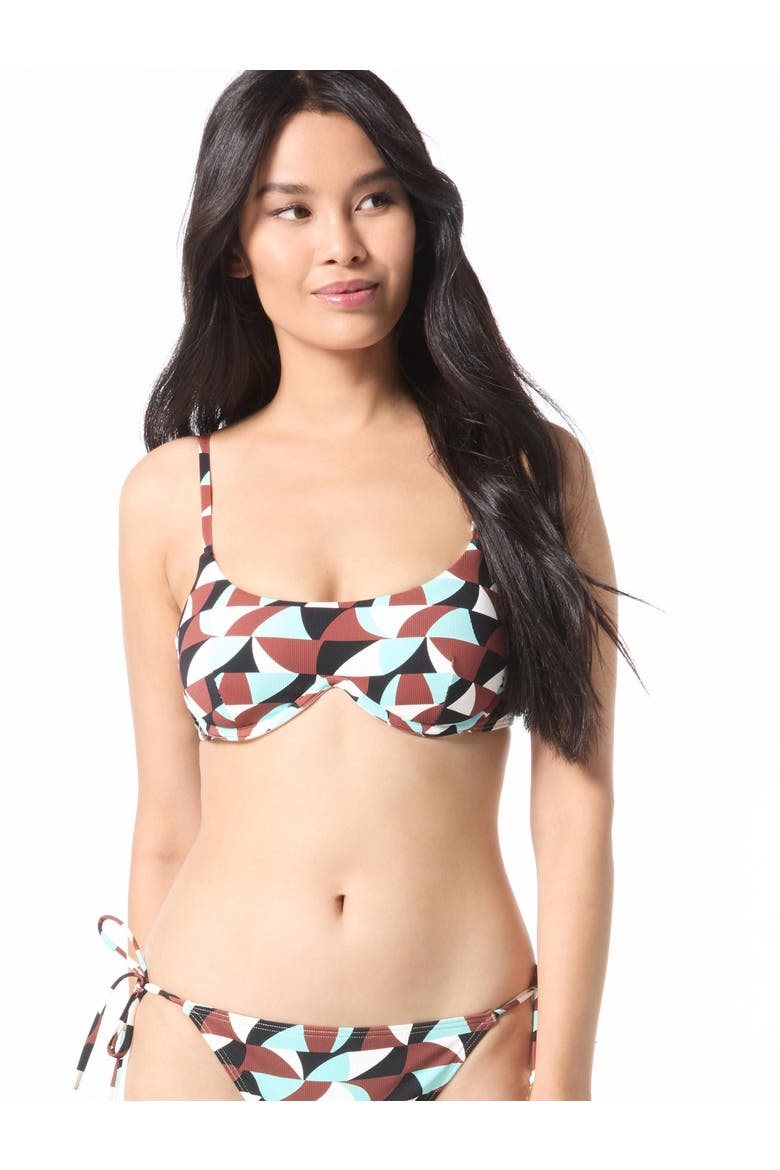 Underwire Bikini Swim Top, Main, color, Multi