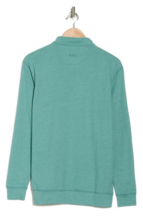 Black Clover Clyde Quarter Zip Golf Pullover In Jade