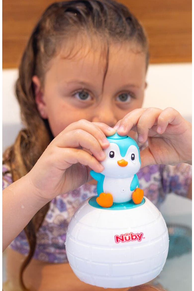 Penguin 5-Piece Squirter Bath Toy Set, Alternate, color, NONE