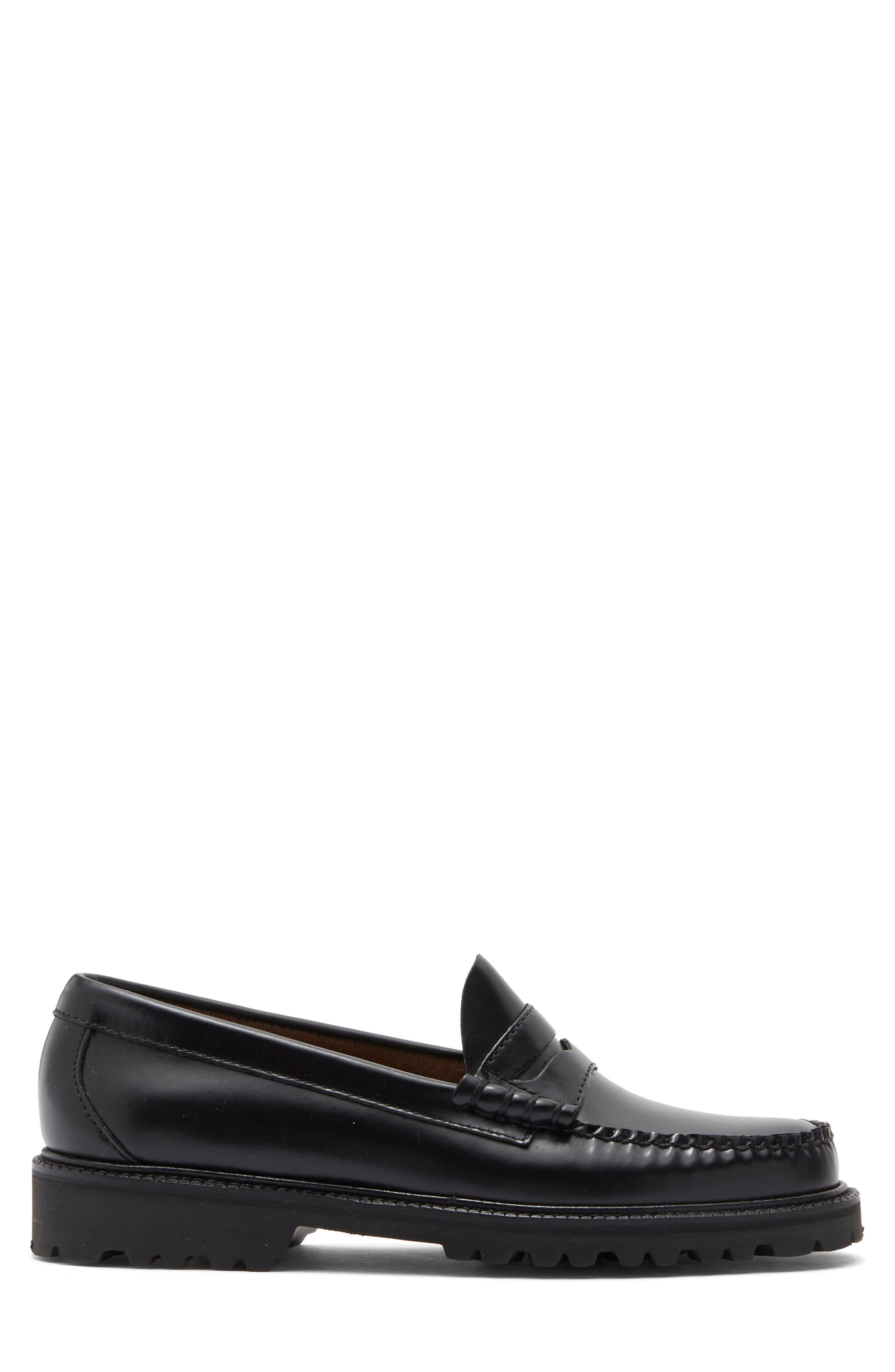 G.H.BASS Layton Leather Penny Loafer, Alternate, color, Black Black