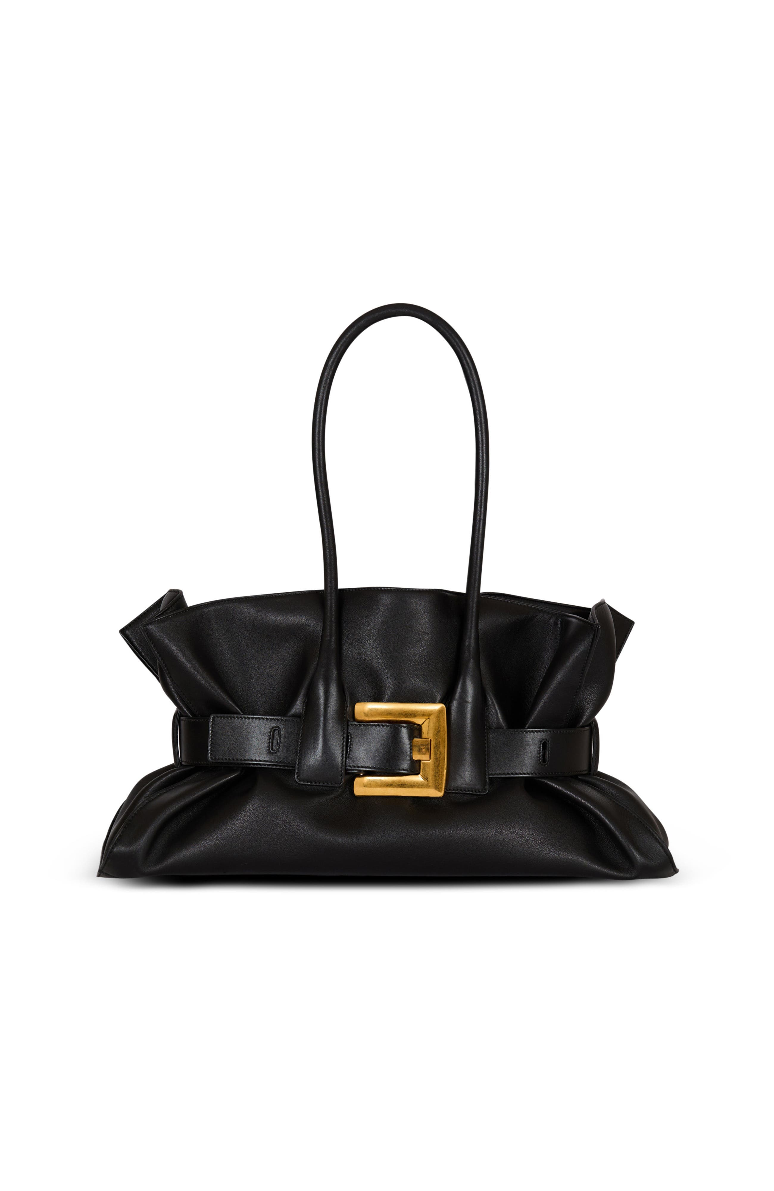 Large calfskin Anthem bag, Main, color, black