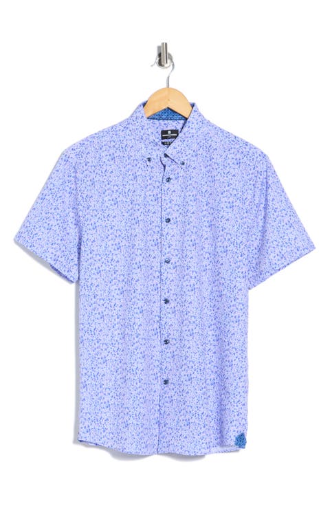 Mini Splatter Woven Short Sleeve Shirt