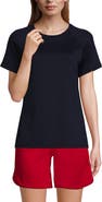 Lands' End School Uniform Short Sleeve Active Tee