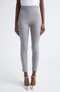Balmain Virgin Wool & Cotton Blend Leggings