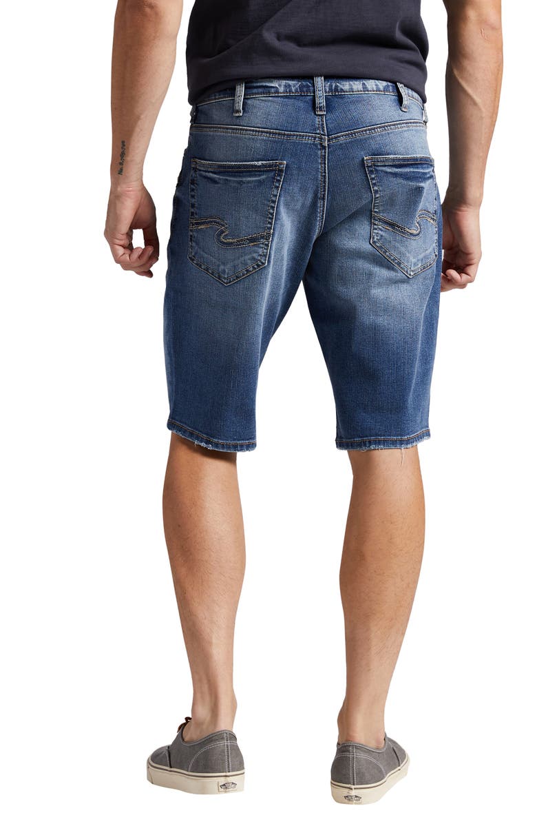 Silver Jeans Co. Zac Relaxed Fit Denim Shorts, Alternate, color, 