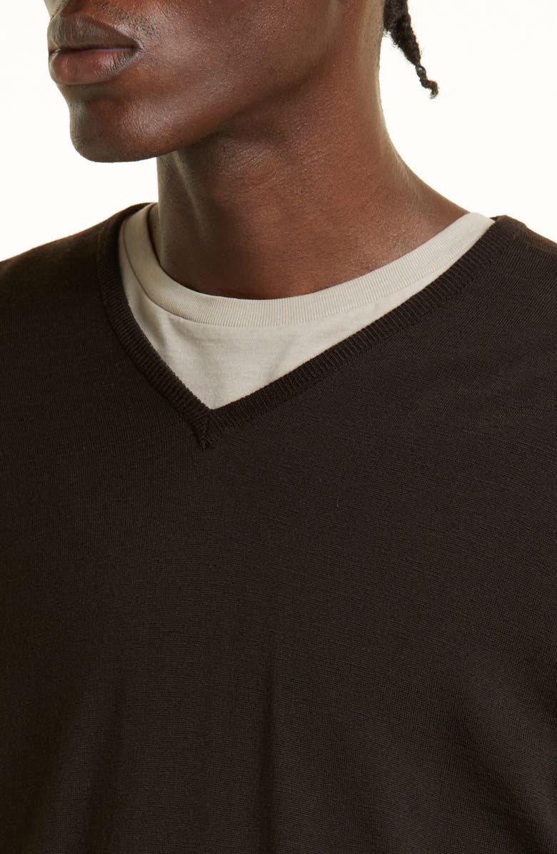 John Smedley Bobby V-Neck Merino Wool Sweater, Alternate, color, 