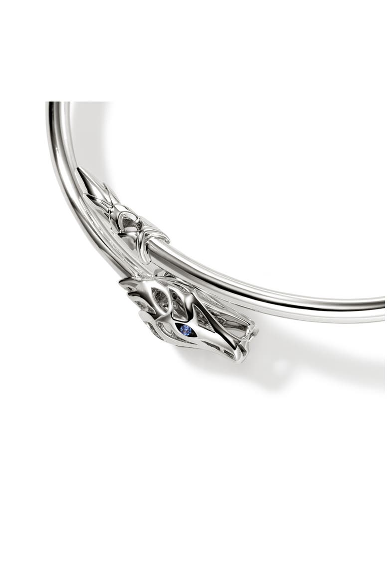 Naga Bypass Cuff Bracelet, Alternate, color, SILVER