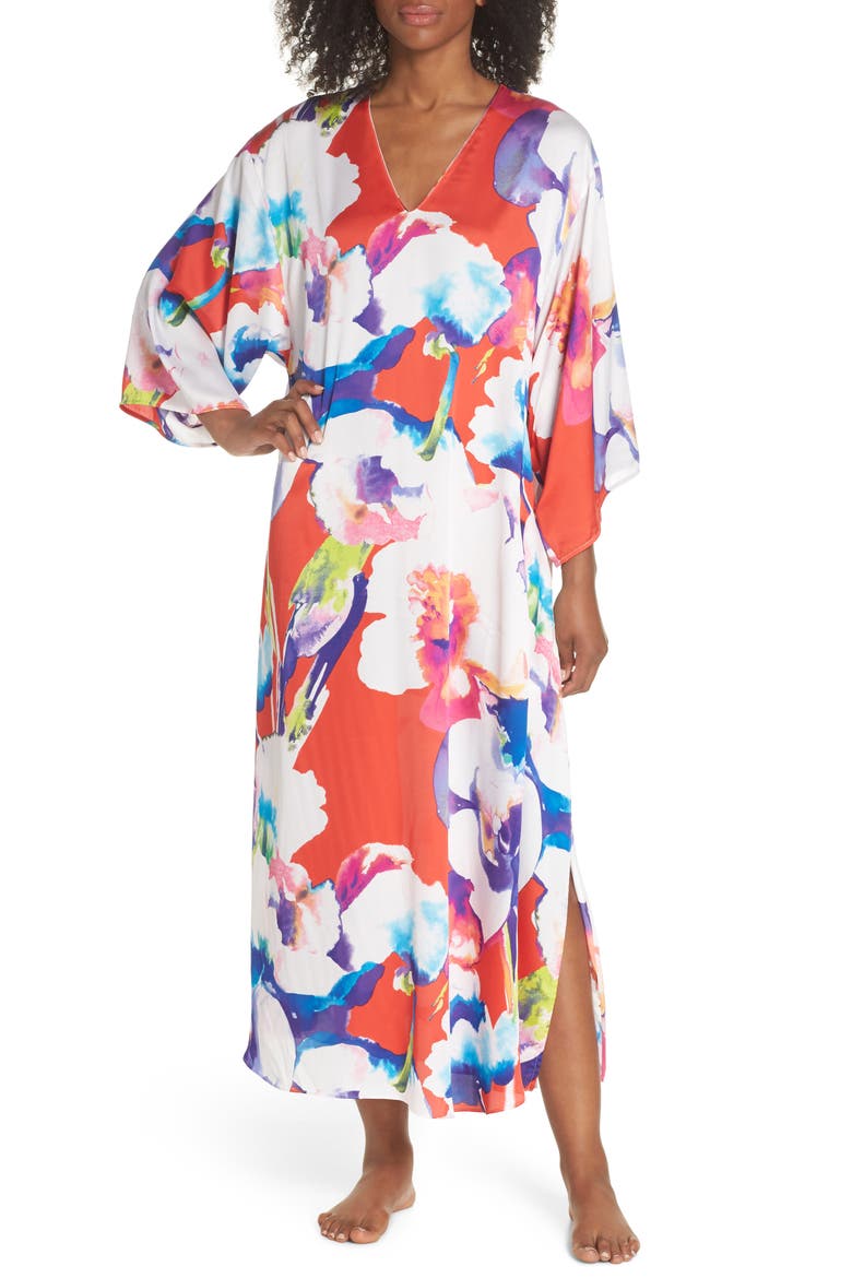 Tahiti Caftan, Main, color, RED SALSA RED
