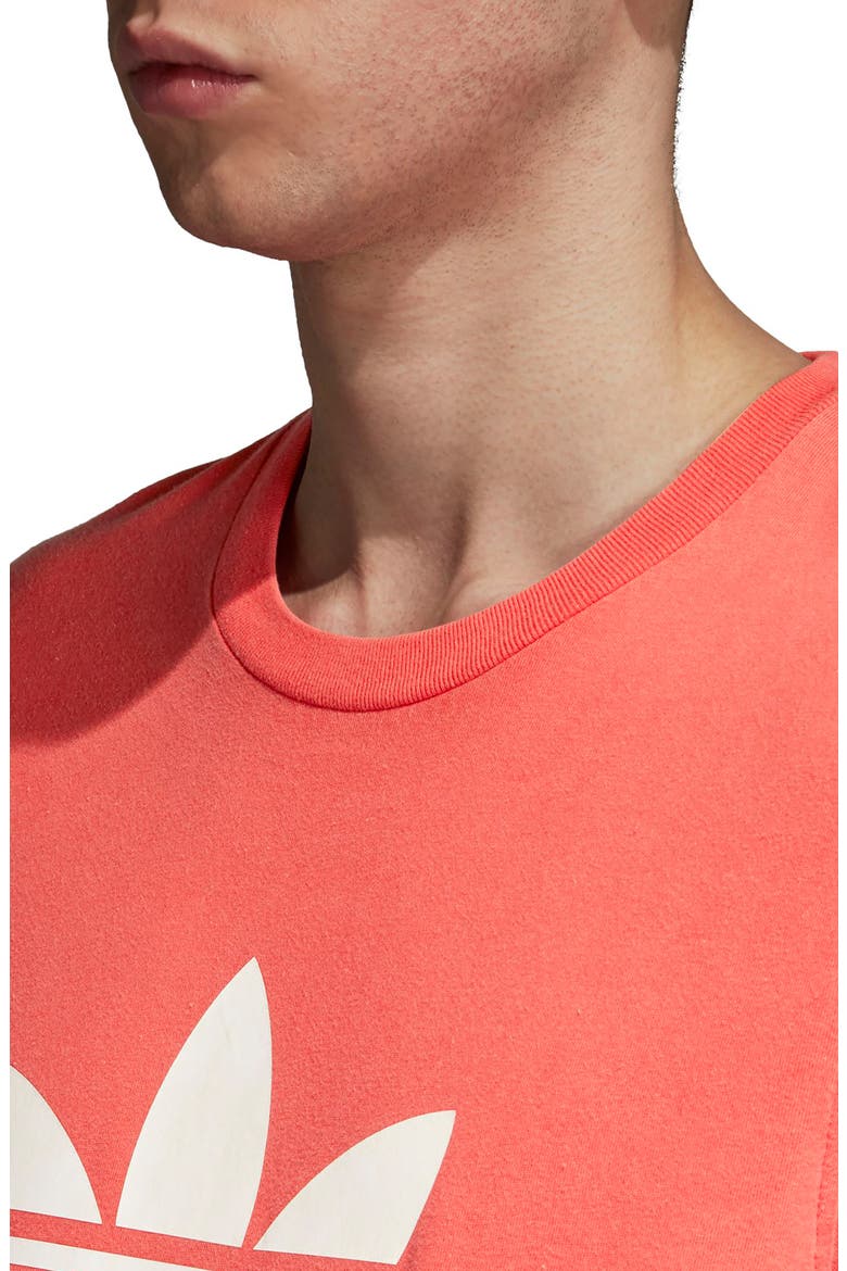 Trefoil Graphic T-Shirt, Alternate, color, BRIGHT RED