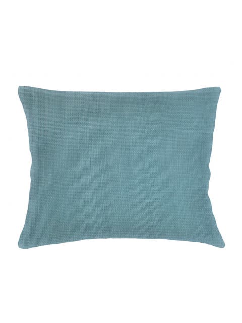 So Soft Linen Luxe Blue Dutch Euro Pillow with Down Alternative Insert