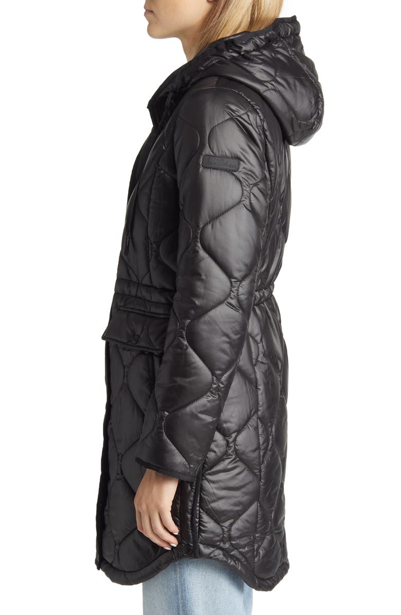 Sam Edelman Hooded Quilted Parka, Alternate, color, 