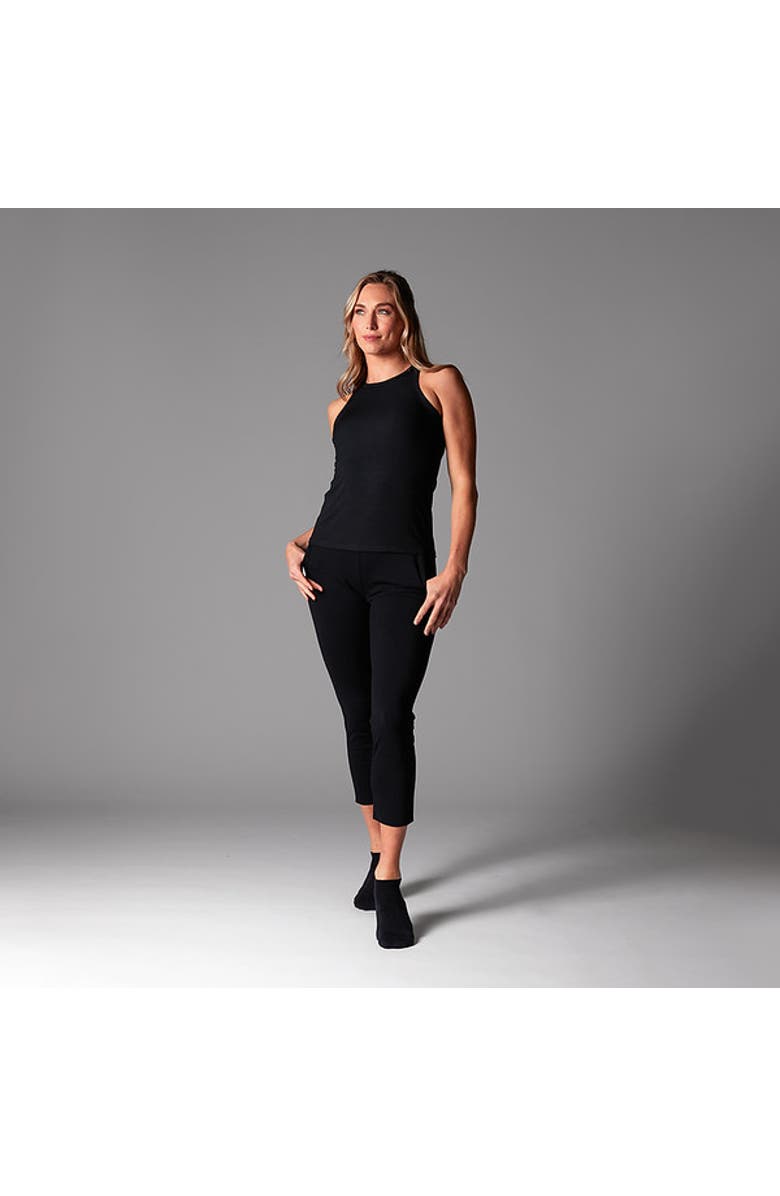 Tavi Work It Ankle Pant, Alternate, color, Ebony