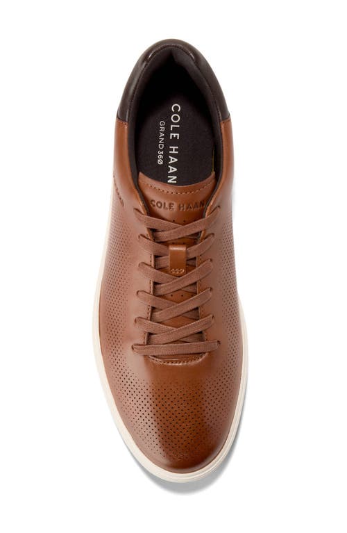 Cole Haan Men's Grandpr Angleace Sneaker In British Tan/dark Chocolate