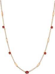 Brook and York Brenna Birthstone Station Necklace