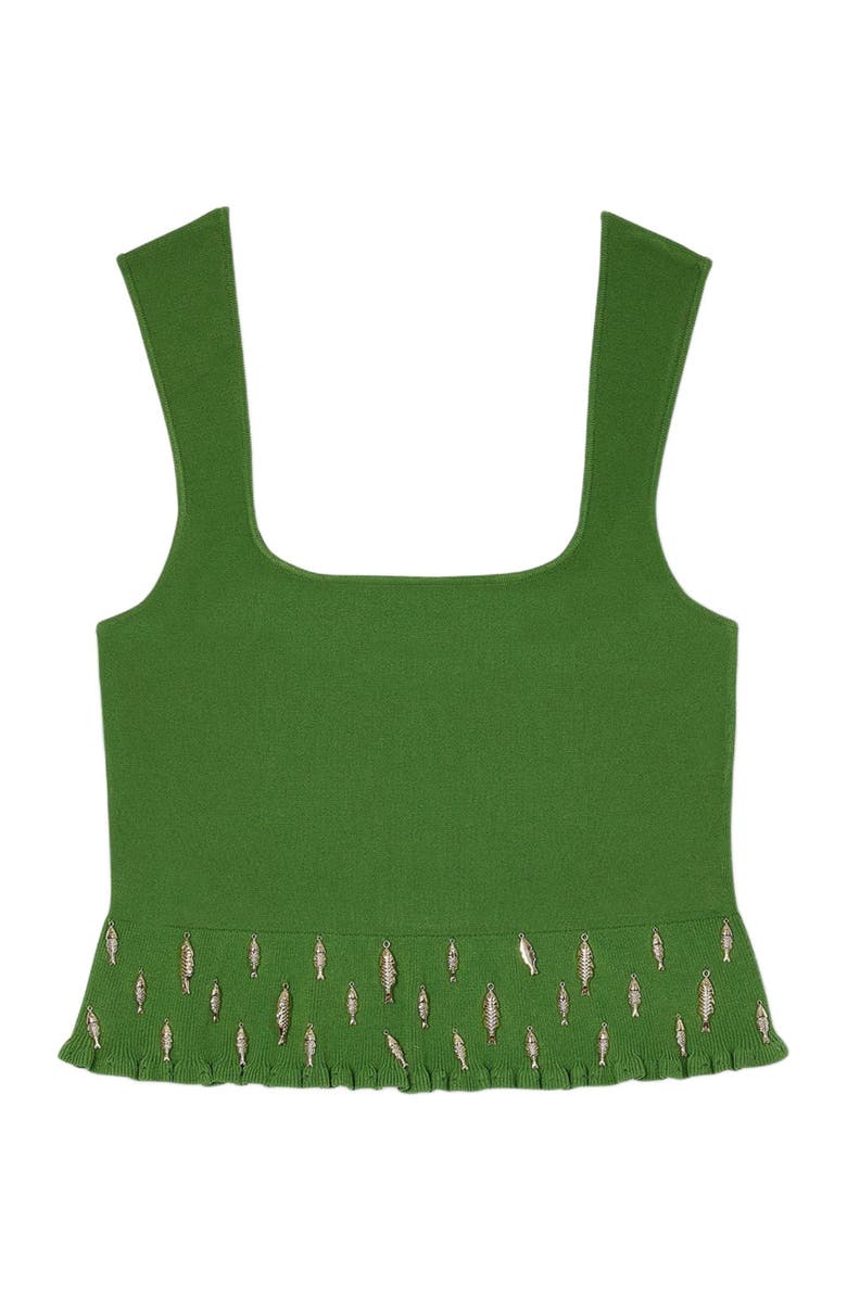 SANDRO Knit top with charms, Alternate, color,