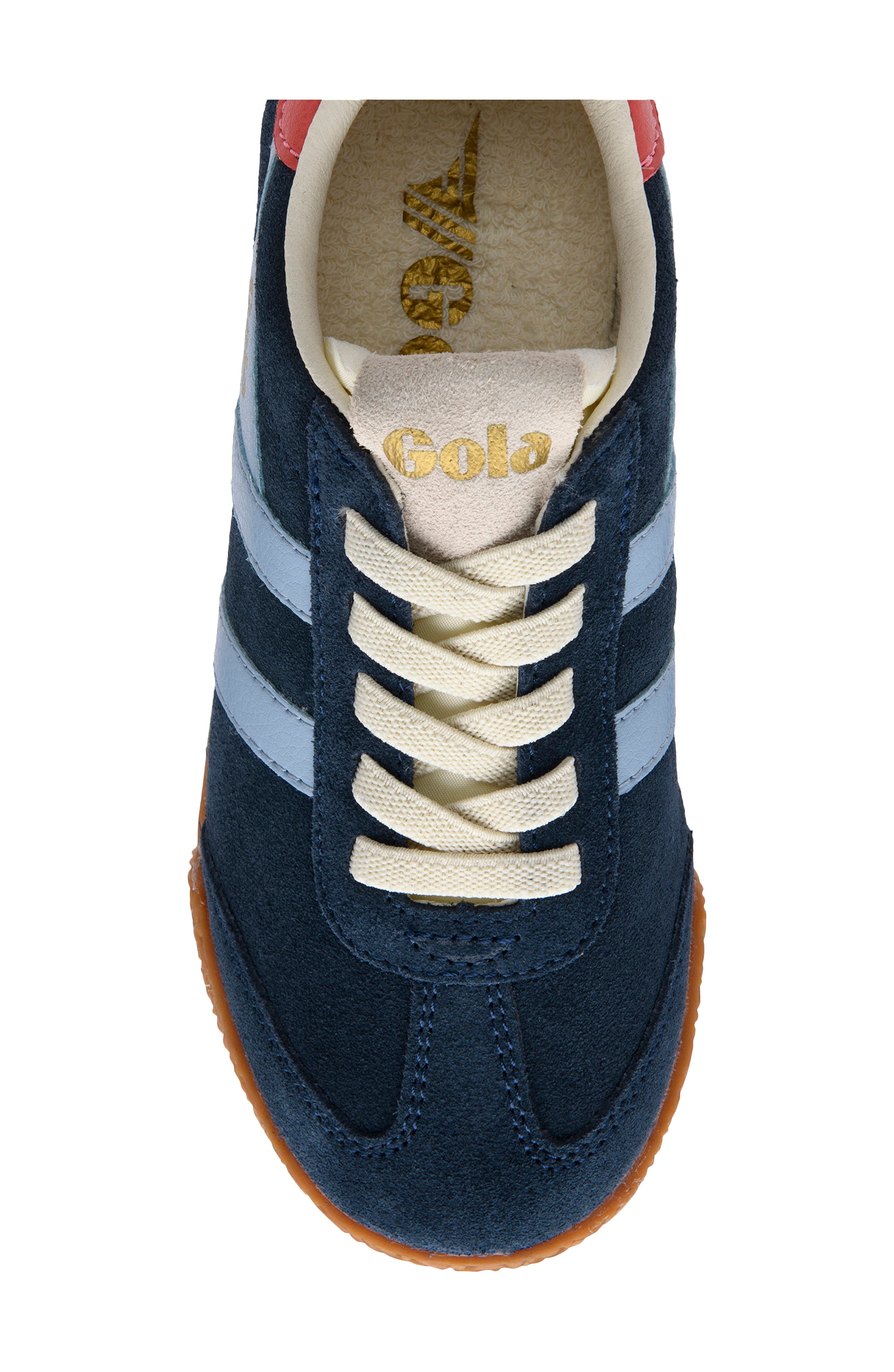 Kids' Elan Leather Sneaker, Alternate, color, NAVY/ AIR/ CORAL