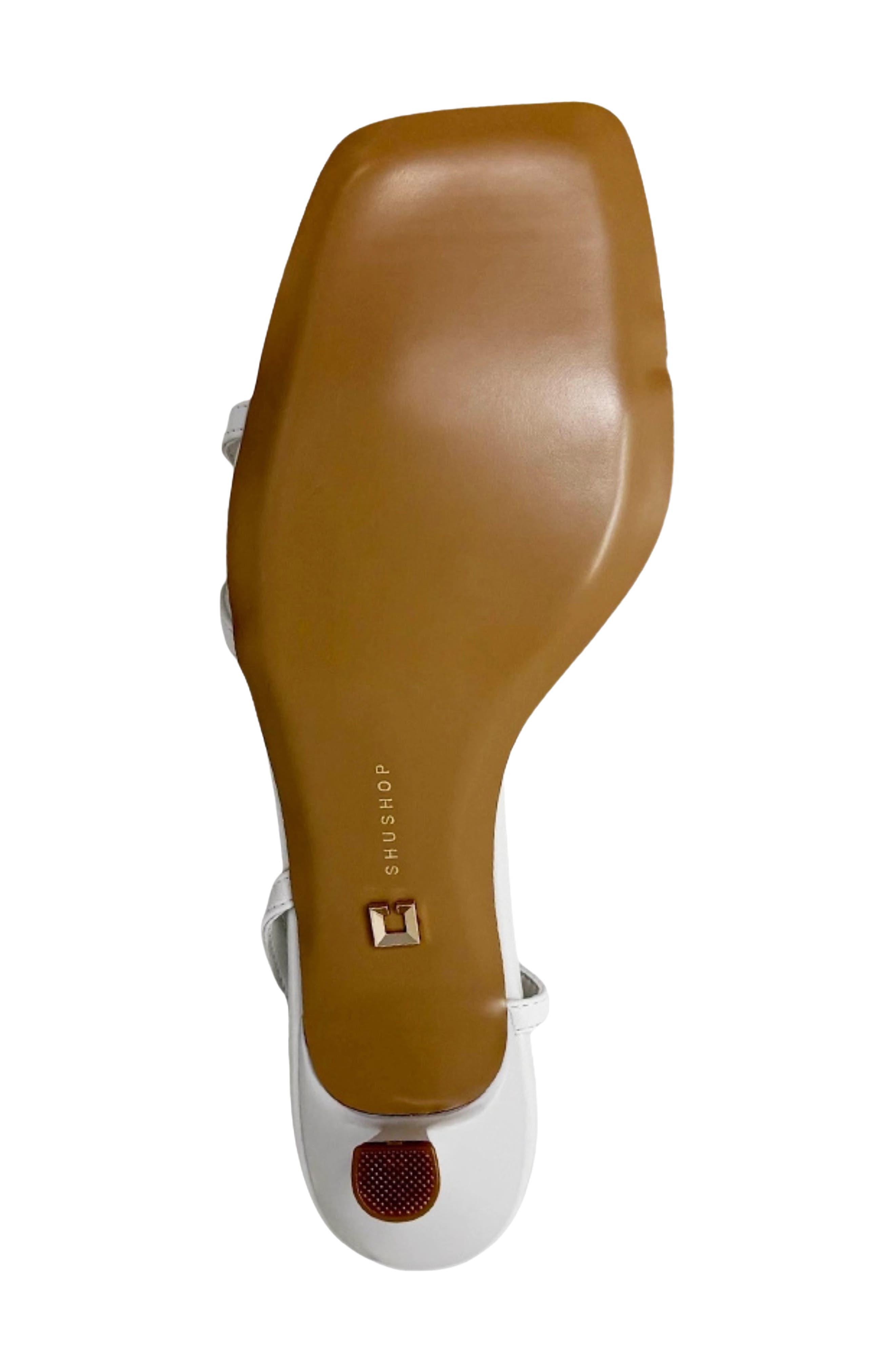 SHUSHOP Harper Slingback Kitten Heel Sandal, Alternate, color, Bone