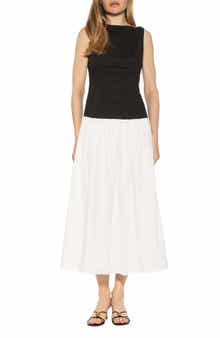Alexia Admor Solenne Mixed Media Dress