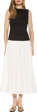 Alexia Admor Solenne Mixed Media Dress