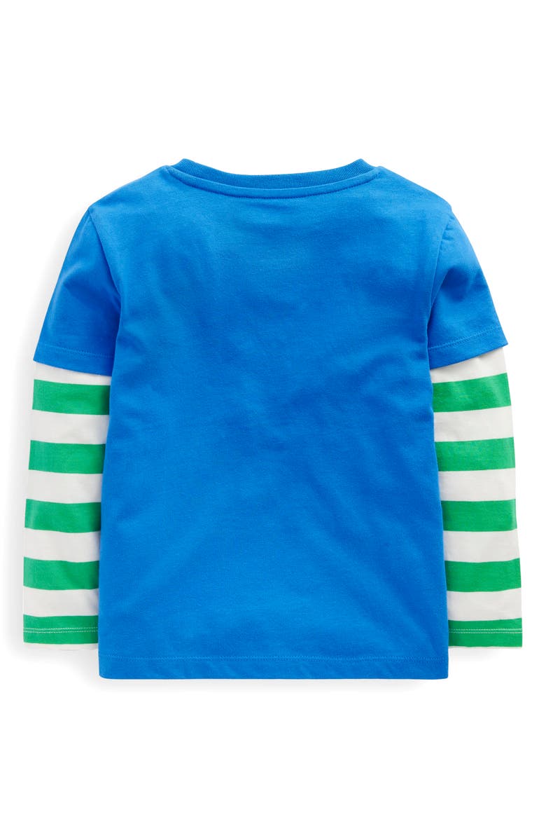 Mini Boden Kids' Horse Appliqué Layered Cotton T-Shirt, Alternate, color,