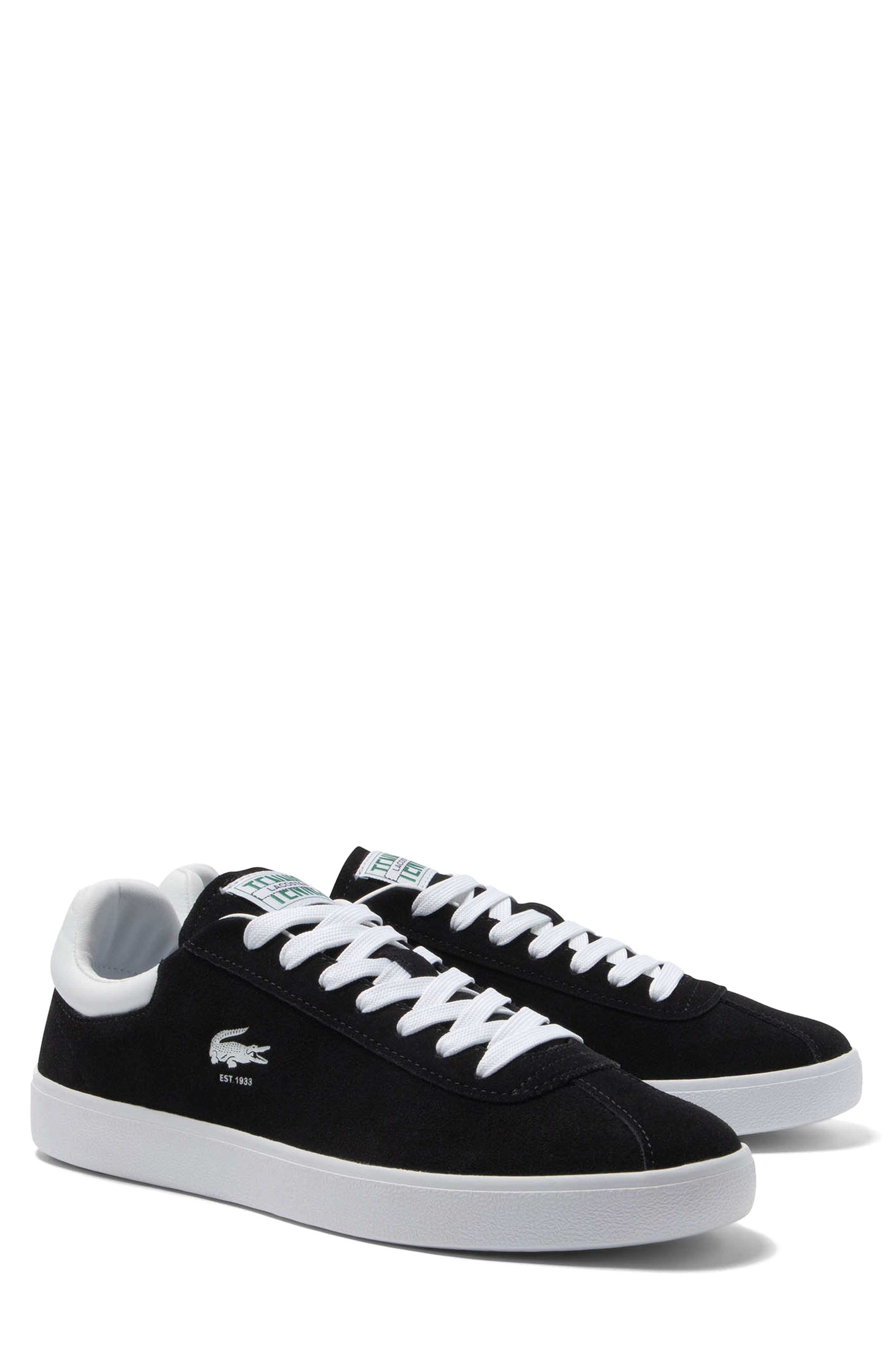 Lacoste Baseshot Leather Sneaker, Main, color, 