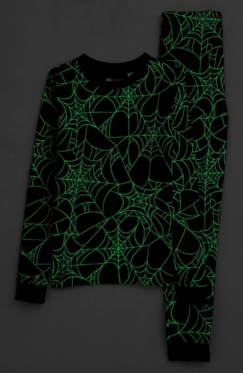 Tucker + Tate Kids' Glow in the Dark Fitted Two-Piece Pajamas, Alternate, color, 