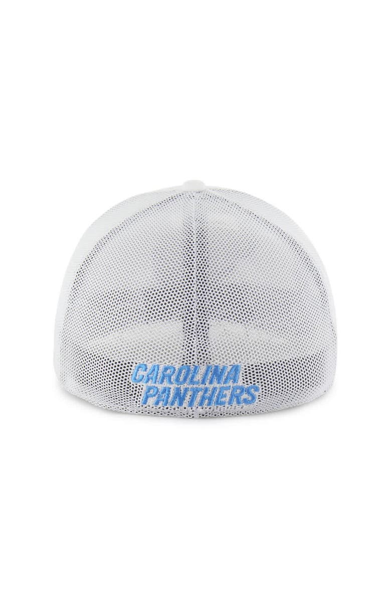 '47 Men's '47 White Carolina Panthers Snowball Trophy Stretch Fit Hat, Alternate, color, White