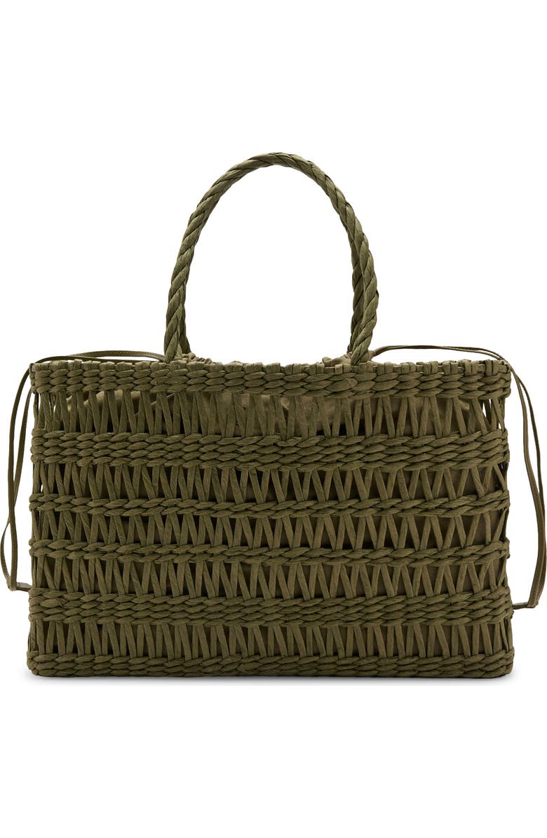 MANGO Natural Fiber Tote, Main, color,