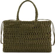 MANGO Natural Fiber Tote