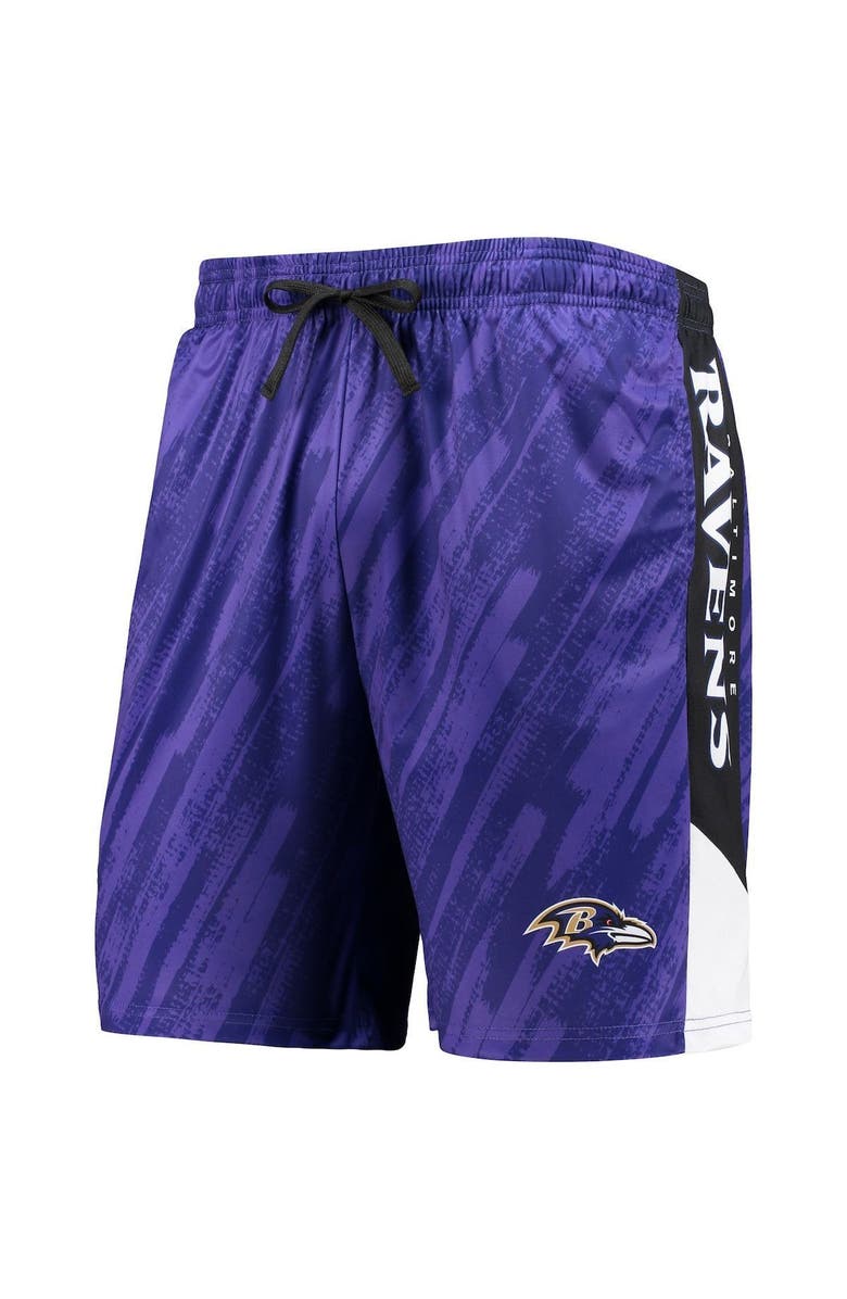 FOCO Men's FOCO Purple Baltimore Ravens Static Mesh Shorts, Alternate, color,
