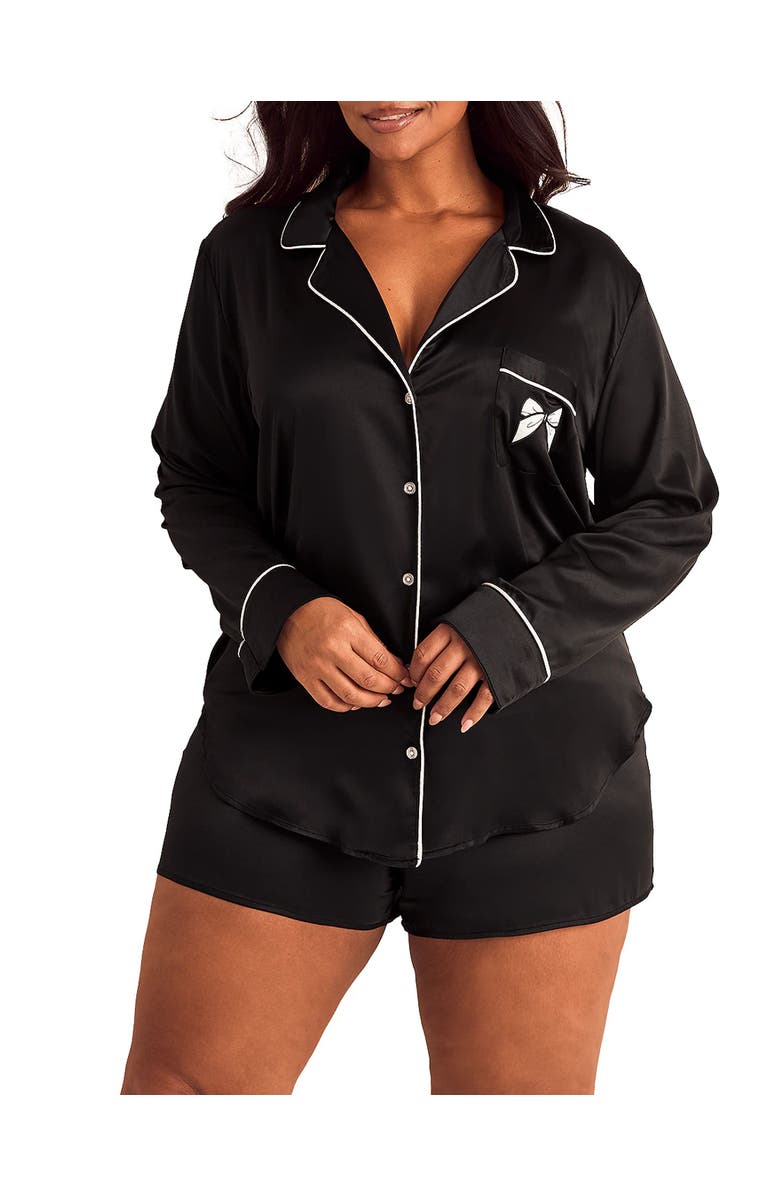 Adore Me Sammie Pajama Set, Main, color, Black