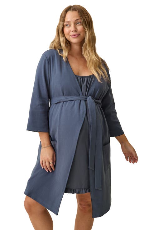 Cotton Blend Robe
