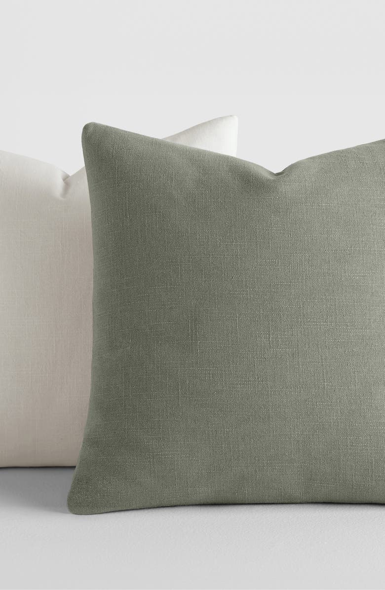 HOMESPUN Assorted 2-Pack Accent Pillows, Alternate, color, Light Gray / White