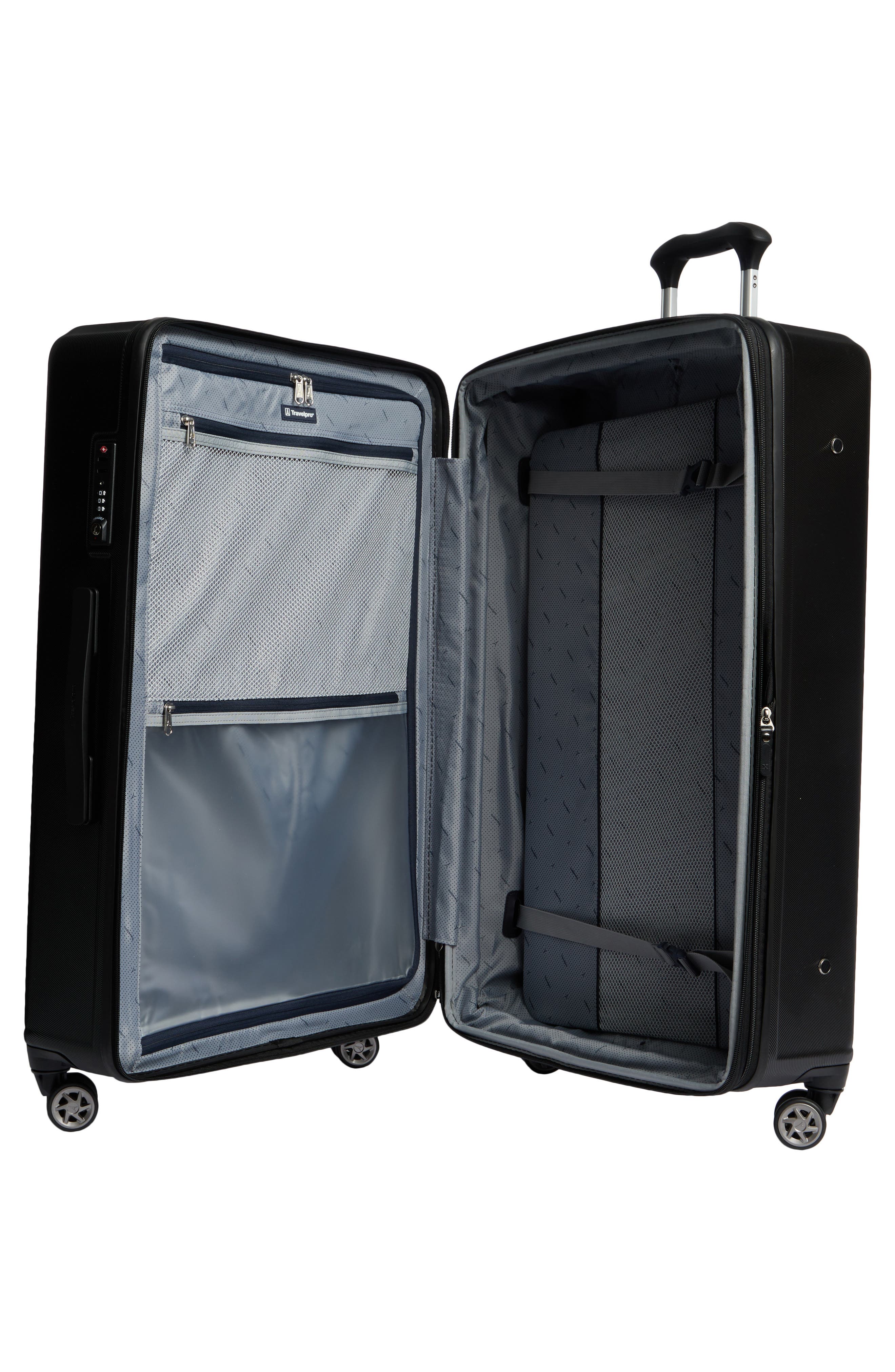 TRAVELPRO WAB 6 Large Check-In Expandable Hardside Spinner Suitcase, Alternate, color, Black