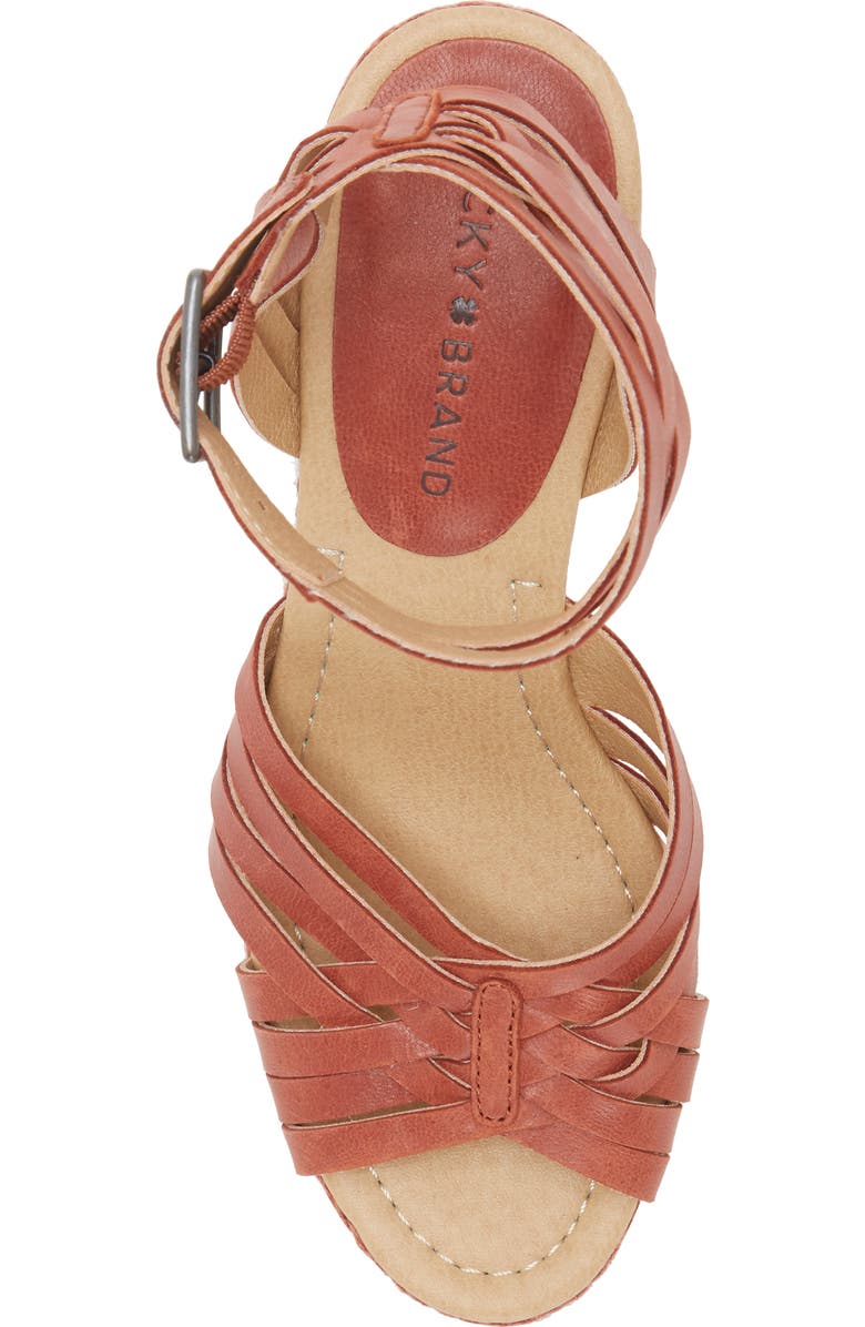Lucky Brand Noxa Ankle Strap Sandal, Alternate, color,